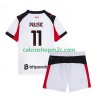 AC Milan Christian Pulisic 11 Bambino Maglia Trasferta 2025/2026 Manica Corta